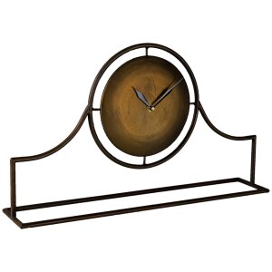 Tafelklok meerkleurig 58x11x33 cm - 1xAA 6kl0714