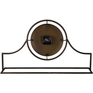 Tafelklok meerkleurig 58x11x33 cm - 1xAA 6kl0714