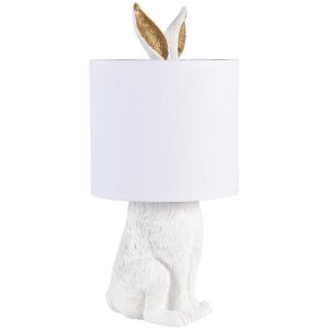 Tafellamp wit ø 20x45 cm E27/max 1x60W 6lmc0013w