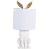 Tafellamp wit ø 20x45 cm E27/max 1x60W 6lmc0013w