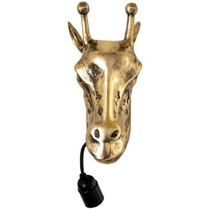 Wandlamp Giraffe zilver 34x14x28 cm 6lmp723