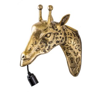 Wandlamp Giraffe zilver 34x14x28 cm 6lmp723