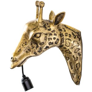 Wandlamp Giraffe zilver 34x14x28 cm 6lmp723