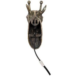 Wandlamp Giraffe zilver 34x14x28 cm 6lmp723