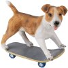 Decoratie Hond veelkleurig 18x9x18 cm 6pr3349