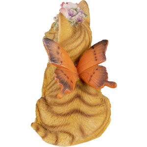 Decoratie Kat veelkleurig 12x10x15 cm 6PR3352