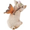Decoratie Varken grijs 15x10x14 cm 6pr3354