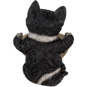 Decoratie Kat veelkleurig 12x9x15 cm 6pr3365
