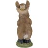 Decoratie Konijn bruin 9x8x22 cm 6pr3373