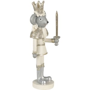 Decoratie Muis veelkleurig 6x5x17 cm 6PR3460