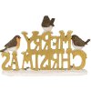 Deco Merry Xmas goud 21x4x13 cm 6pr3466