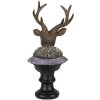 Decoratie hert veelkleurig 10x9x23 cm 6pr4612