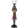 Decoratie hert veelkleurig 8x8x35 cm 6pr4618