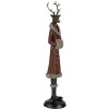 Decoratie hert veelkleurig 8x8x35 cm 6pr4618