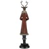 Decoratie hert veelkleurig 8x8x35 cm 6pr4618