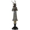 Decoratie Hert veelkleurig 9x8x36 cm 6pr4619