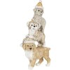 Decoratie Hondjes veelkleurig 10x4x18 cm 6PR4646