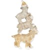 Decoratie Hondjes veelkleurig 10x4x18 cm 6PR4646