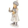 Decoratie Kind grijs 8x7x19 cm 6pr4667