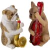 Decoratie Honden (set van 2) veelkleurig 14x6x10 cm 6pr4684