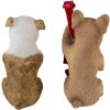 Decoratie Honden (set van 2) veelkleurig 14x6x10 cm 6pr4684