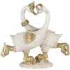 Decoratie zwanen wit 18x8x17 cm 6pr4686