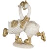 Decoratie zwanen wit 18x8x17 cm 6pr4686