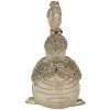 Decoratie zwanen beige 11x6x10 cm 6pr4687