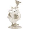 Decoratie Ganzen Wit 10x5x18 cm 6pr4689