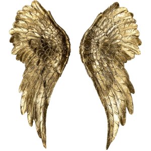 Decoratie Vleugels (2 stuks) goud 22x6x55 cm 6pr4691