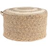 Puff bruin ø 40x23 cm 6ro0510