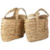 Mand (set van 3) bruin ø 31x22-34 - ø 29x20-31 cm 6ro0534