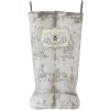 Plantenhouder grijs 18x24x31-35 cm 6y4253