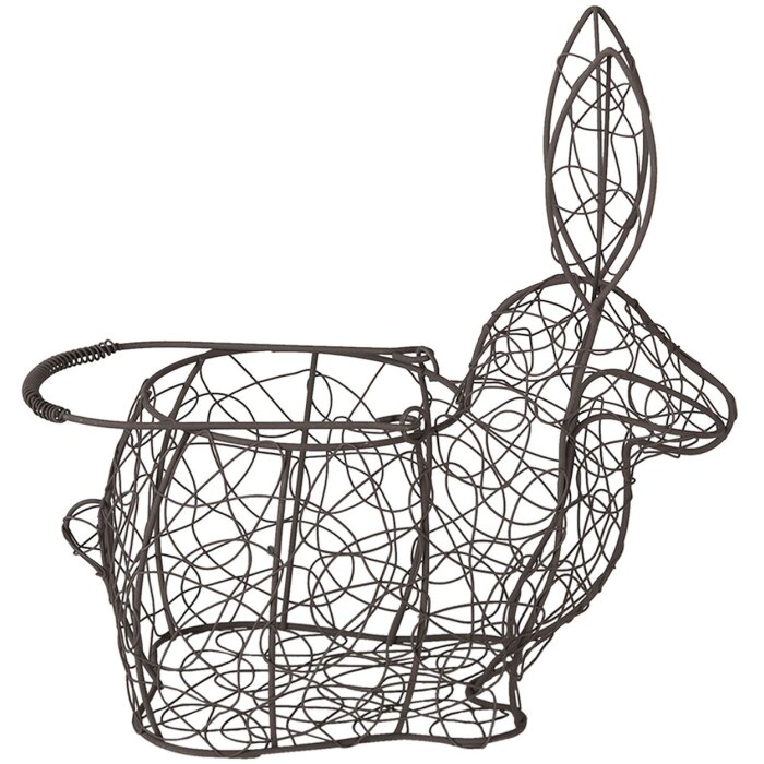 Eierhouder zwart 26x13x28 cm 6y4302