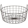 Mand zwart ø 36x19 cm 6y4304