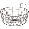 Mand zwart ø 36x19 cm 6y4304