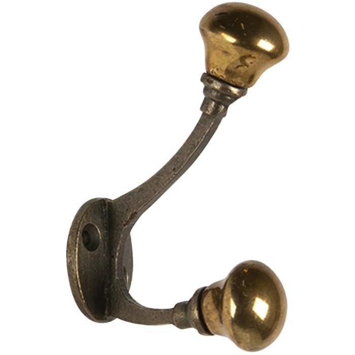 Wandhaak goud 3x5x9 cm 6y4586go