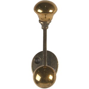 Wandhaak goud 3x5x9 cm 6y4586go