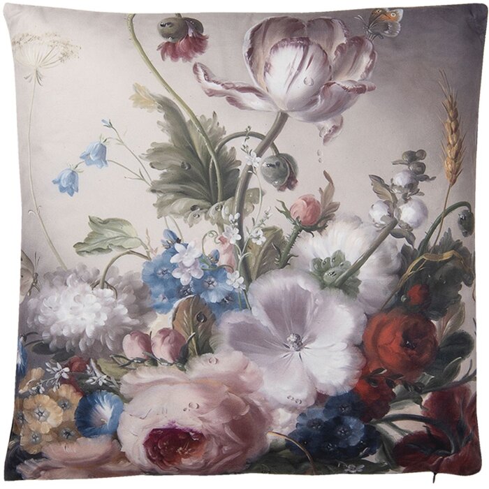 Kussen gevuld veelkleurig 45x45 cm kg023.110