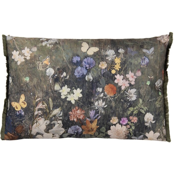 Kussen gevuld veelkleurig 60x40 cm kg036.012