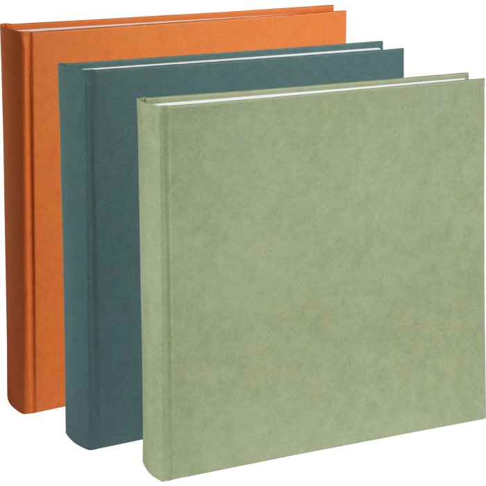 Goldbuch Fotoalbum hennep briefpapier 25x25 cm en 30x31 cm 60 witte paginas