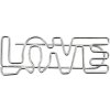 Walther Metalen deco clip pimp en creëer Love 4 stuks