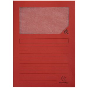 Exacompta 160g venstermappen DIN A4 gekleurd 100st 22x31cm Milieuvriendelijk
