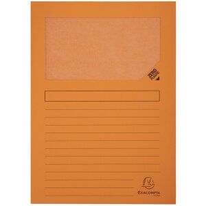 Exacompta 160g venstermappen DIN A4 gekleurd 100st 22x31cm Milieuvriendelijk