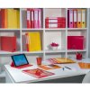 Kartonnen overdoos, rug 90mm, 25x33cm voor din a4 - Iderama - Rood