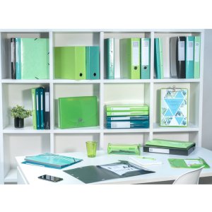 Kartonnen overdoos, rug 90mm, 25x33cm voor din a4 - Iderama - Donkergroen