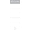 Exacompta rugetiketten 80 mm wit 185x56 mm 10 stuks verpakking