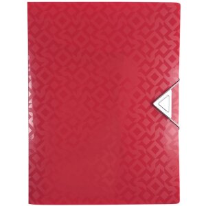 Exacompta ringband PP 500µ 4 ringen rug 20 mm A4 OffiX assorti