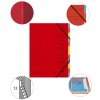Exacompta Map Colorspan Karton met elastiek 12 vakken DIN A4 Rood