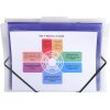 Hangend dossier Crystal met 6 vakken din a4 transparant